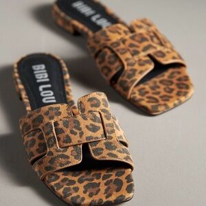 BIBI LOU Holly Cheetah Sandals - Women’s Size 6.5 (EU 37) - New In Box